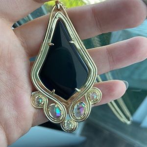 Kendra Scott Black Teresa Necklace